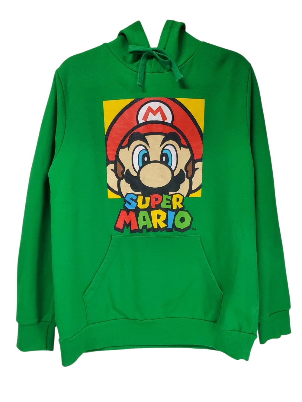 Super Mario Bros Nintendo Gaming Guycore Blokecore Green Size Large Hoodie